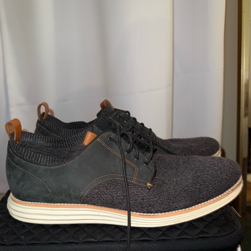 Cole Haan Black and Tan Sneakers